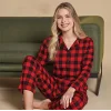 Over Sleep 1407 Kadın Kışlık Uzun Kol Pijama Takım