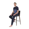 Over Sleep 1721 Erkek Süprem Uzun Kol Dört Mevsim Pijama Takım