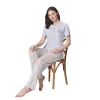 Over Sleep 1867 Kadın Kısa Kol Uzun Alt Modal Yazlık Pijama Takım