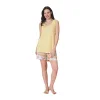 Over Sleep 1959 Kadın Yazlık Şortlu Askılı Viskon Pijama Takım