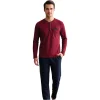 Over Sleep 2401 Erkek Kışlık Süprem Pijama Takımı