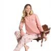 Over Sleep 3107 Kadın Büyük Beden Pijama Takımı