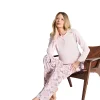 Over Sleep 3109 Kadın Büyük Beden Pijama Takımı