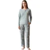 Over Sleep 3408 Kadın Kışlık Süprem Pijama Takımı