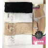 Öztaş 2754 Kadın Likralı Dantelli Yüksek Bel Külot 4lü Paket