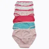 Öztaş 4723 Kız Çocuk Likralı Baskılı Slip Külot 6lı  Paket