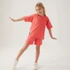 Rolypoly 3416G Kız Çocuk Garson Boy Şort Takım