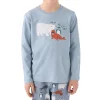 RolyPoly RP3420-2 Erkek Çocuk Kışlık İkili Pijama Takım