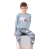 RolyPoly RP3420-2 Erkek Çocuk Kışlık İkili Pijama Takım