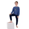 RolyPoly RP3659-G Erkek Garson Boy Çocuk Kışlık İkili Pijama Takım