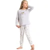 Rolypoly RP3911C Kız Çocuk Uzun Kol Pijama Takım