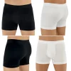 Şahinler E031 Erkek Likralı Boxer Külot 3Beyaz-3Siyah S
