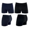 Şahinler E031 Erkek Likralı Boxer Külot 3Siyah-3Lacivert M