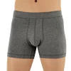 Şahinler E031 Erkek Likralı Boxer Külot 6lı Paket Koyu Gri S