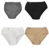 Tutku 922 Ribana Kadın Bato Külot 4lü XXL Beyaz-Gri-Siyah-Ten