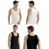 Şahinler E002-E005 6lı Paket Erkek Atlet %100 Pamuk 3Beyaz-3Siyah XXL