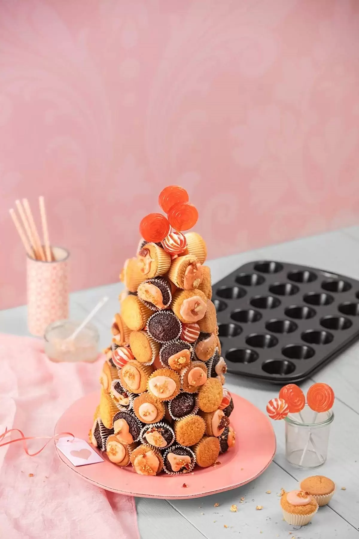 Muffin Kalıbı 24lü Cupcake Kapsülü Fırın Mini Kek Browni Kekstra Kurabiye Kalıbı Muffin Baking Pan