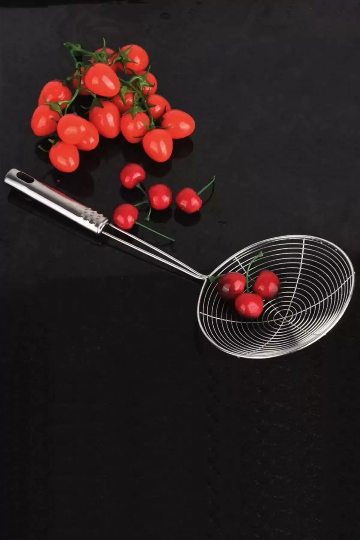 Salata Maşası Pasta Makarna Izgara Mangal Maşası Çelik Kızartma Kepçe Kevgir Süzgeç Servis Maşa