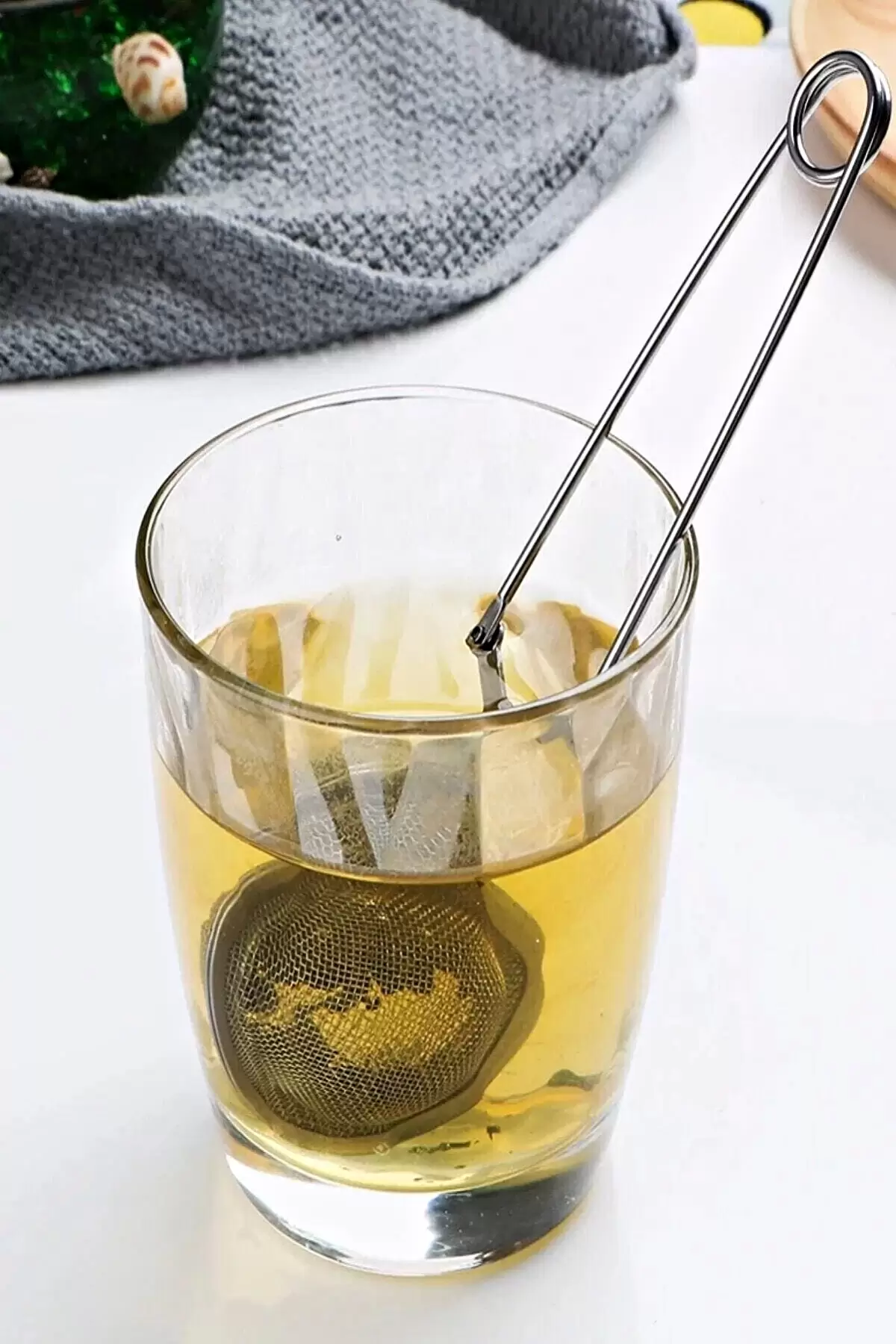 3lü Paslanmaz Çelik Bitki Çayı Demleme Süzgeci Pratik Maşalı Çay Süzgeci Seti