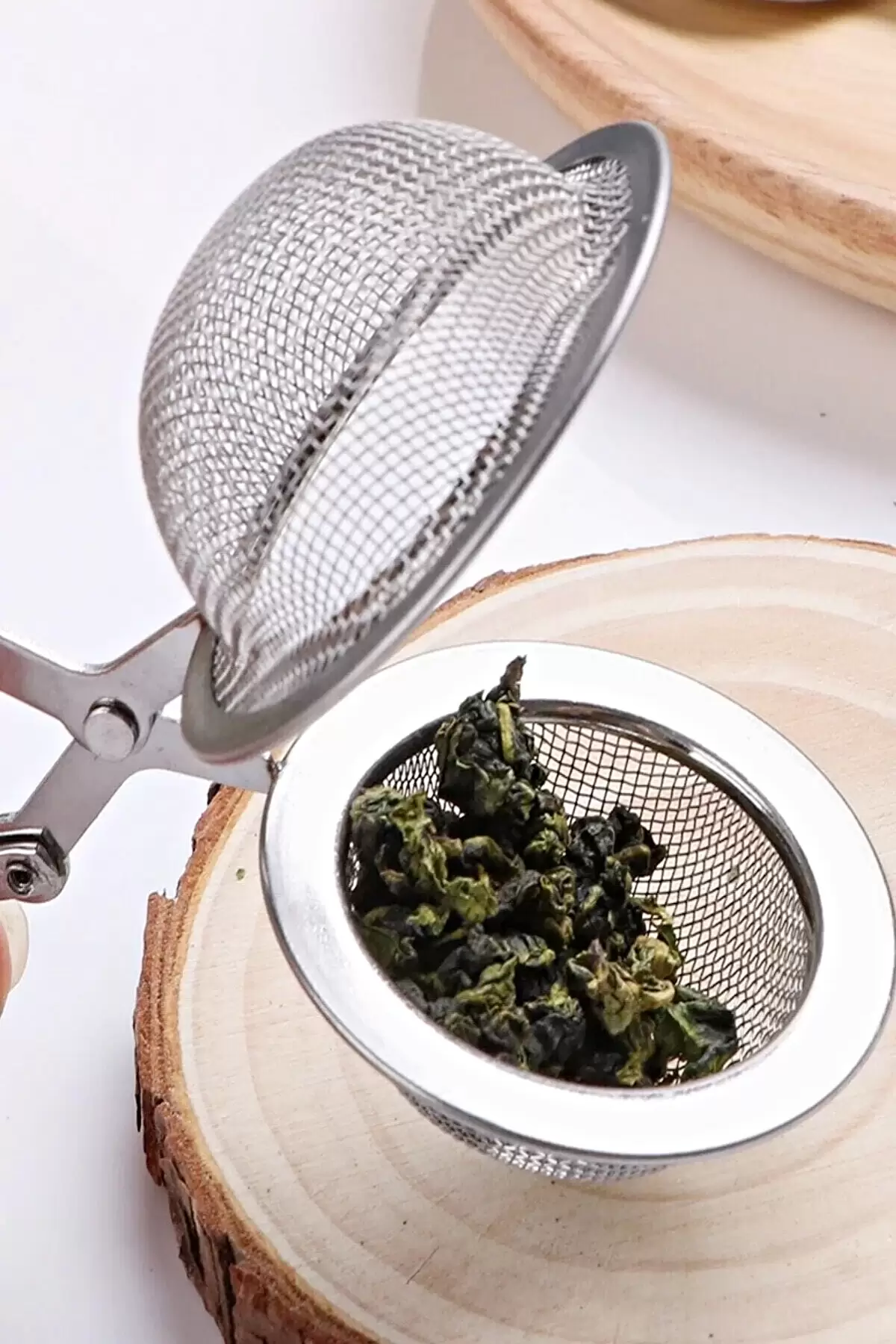 3lü Paslanmaz Çelik Bitki Çayı Demleme Süzgeci Pratik Maşalı Çay Süzgeci Seti