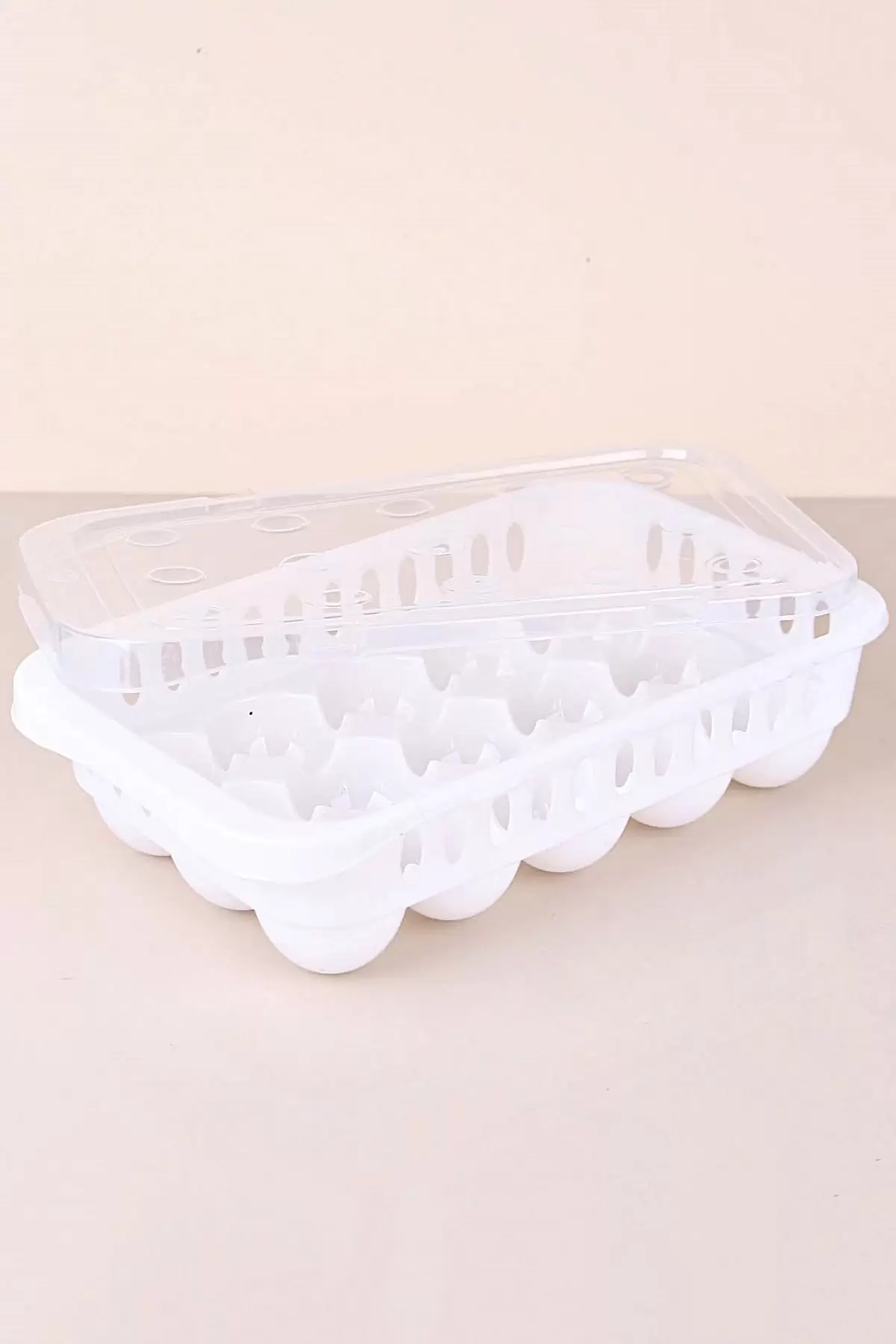 2 Adet 15li Yumurta Saklama Kabı Yumurtalık Kapaklı Buzdolabı Yumurta Kutusu Organizer Düzenleyici