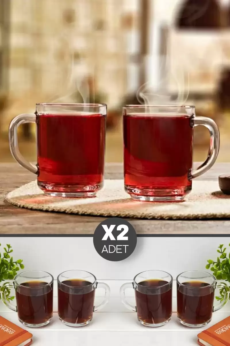 2li Pub Kulplu Kupa Meşrubat Su Bardağı Kokteyl Sunum Cam Bardak 250 ml.