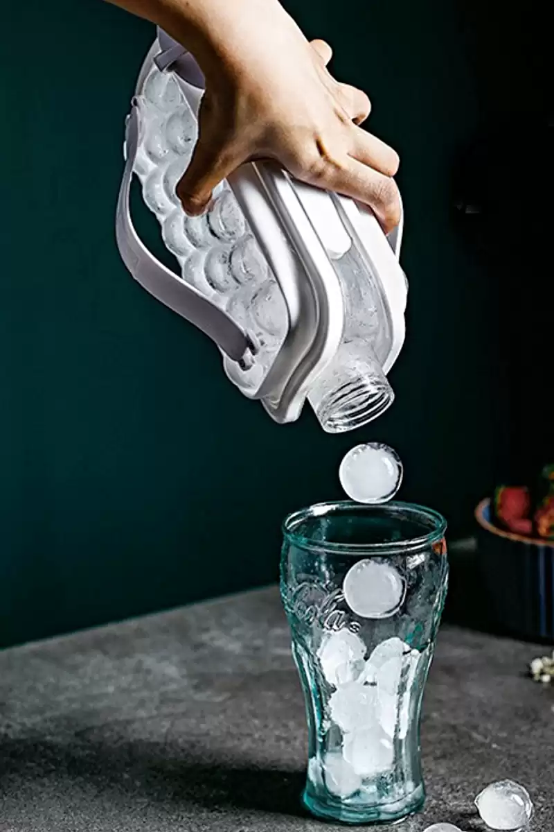 Katlanır Buz Küpü Kalıbı Matara İçecek Şişesi Taşınabilir Suluk Kalıbı Maker Su Şişesi Buzluk