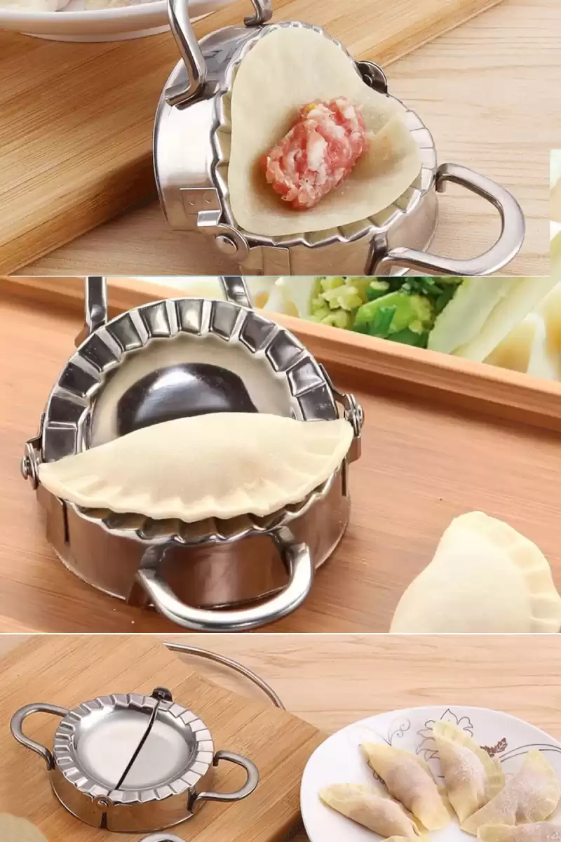 Ravioli Mantı Kalıbı Çelik Çiğ Börek Hamuriçi Kurabiye Köfte Press Kalıbı Hamur Şekillendirici Alet