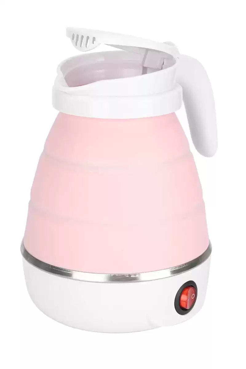 Silikon Katlanır Elektrikli Kahve Çay Su Isıtıcı Kettle Taşınabilir Seyahat Piknik Çaydanlık 600ml.