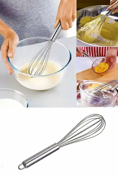 Paslanmaz Çelik Çırpıcı Pratik Yumurta Sos Karıştırıcı Çırpma Teli