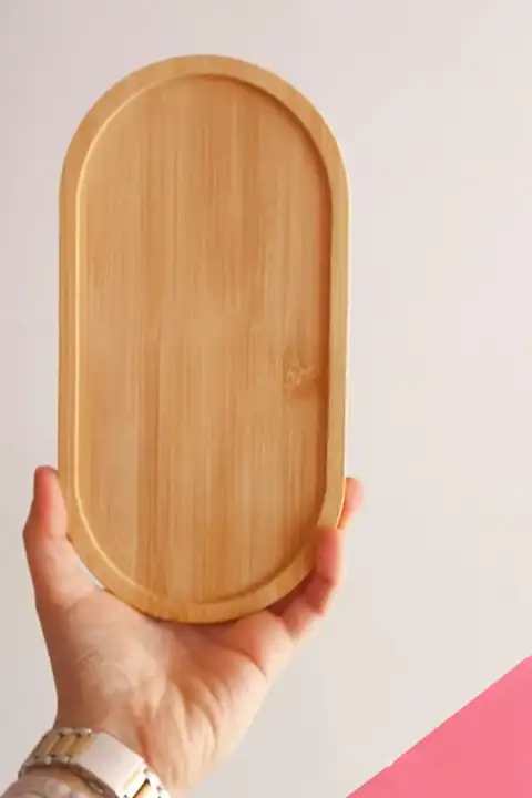 Bambu Yağdanlık Altlığı - Sabunluk Standı - Çok Amaçlı Sunumluk