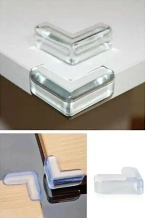 Çocuk Güvenlik Masa Sehpa Mobilya Köşe Koruyucu (4 Lü Set)