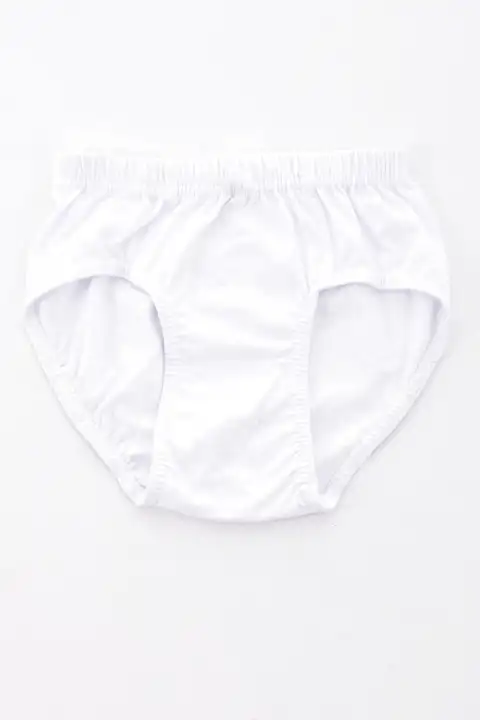 Erkek Çocuk Pamuklu Beyaz Desenli Slip Külot 7 Yaş - 8 Yaş 1 Adet