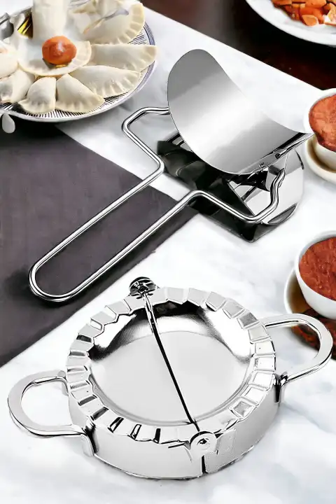 Ravioli Mantı Kalıbı Çelik Çiğ Börek Hamuriçi Kurabiye Köfte Pres Kalıbı Hamur Kesme Şekillendirici