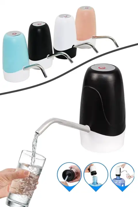 USB Şarjlı Su Pompası Otomatik Damacana Pompası Su Sebili Pratik Su Pompası