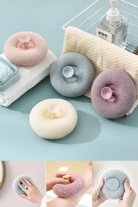 Yumuşak Vücut Banyo Süngeri Vücut Fırçalayın Peeling Fırçalama Duş Fırçası Cilt Temizleyici