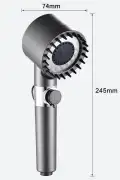 3 Fonksiyonlu Banyo Duş Başlığı Turbo Yüksek Basınçlı Masaj Duş Başlığı