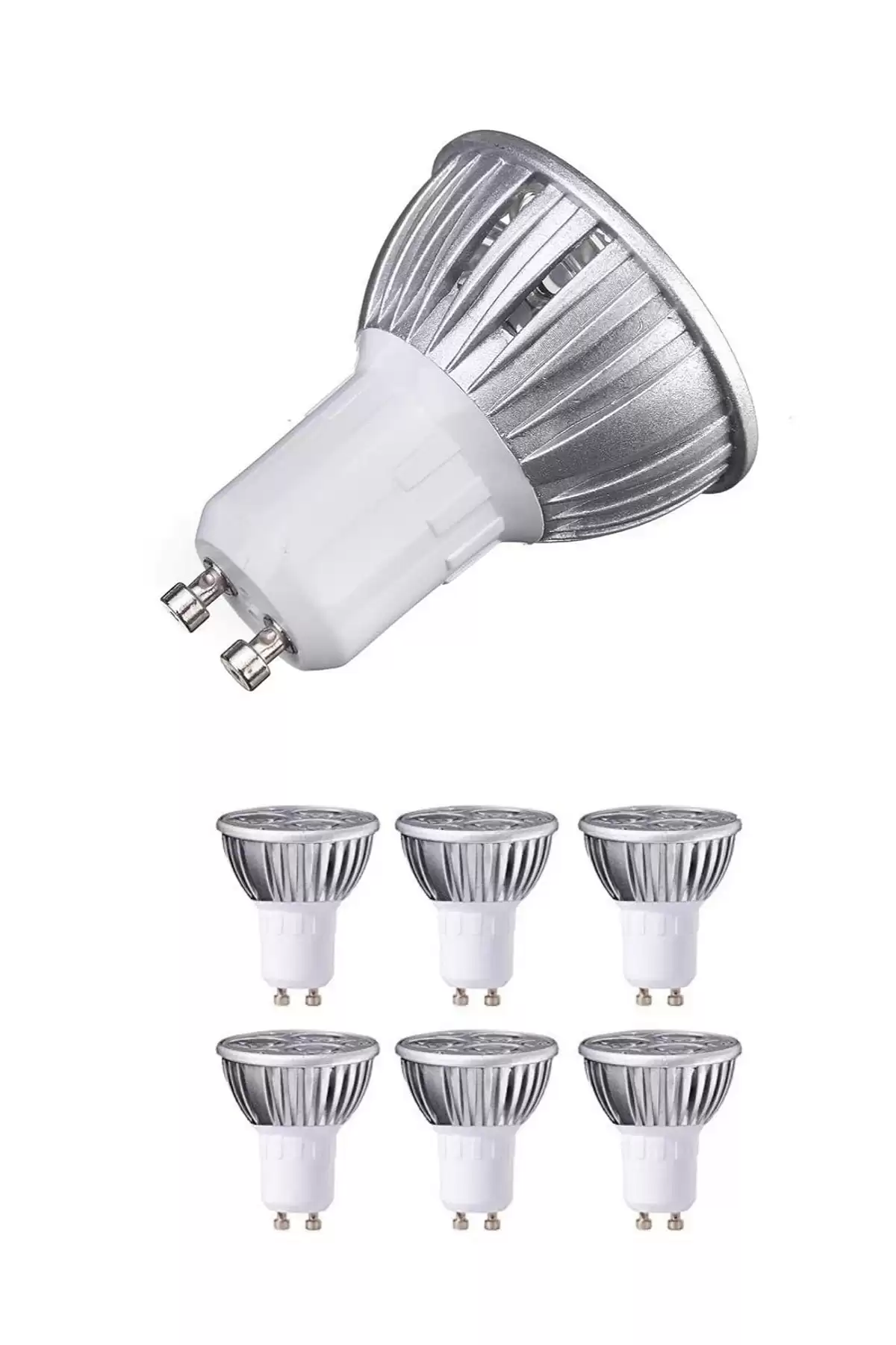 3W GU10 Led Spot Ampül Sıcak Beyaz 250 Lümen 220V