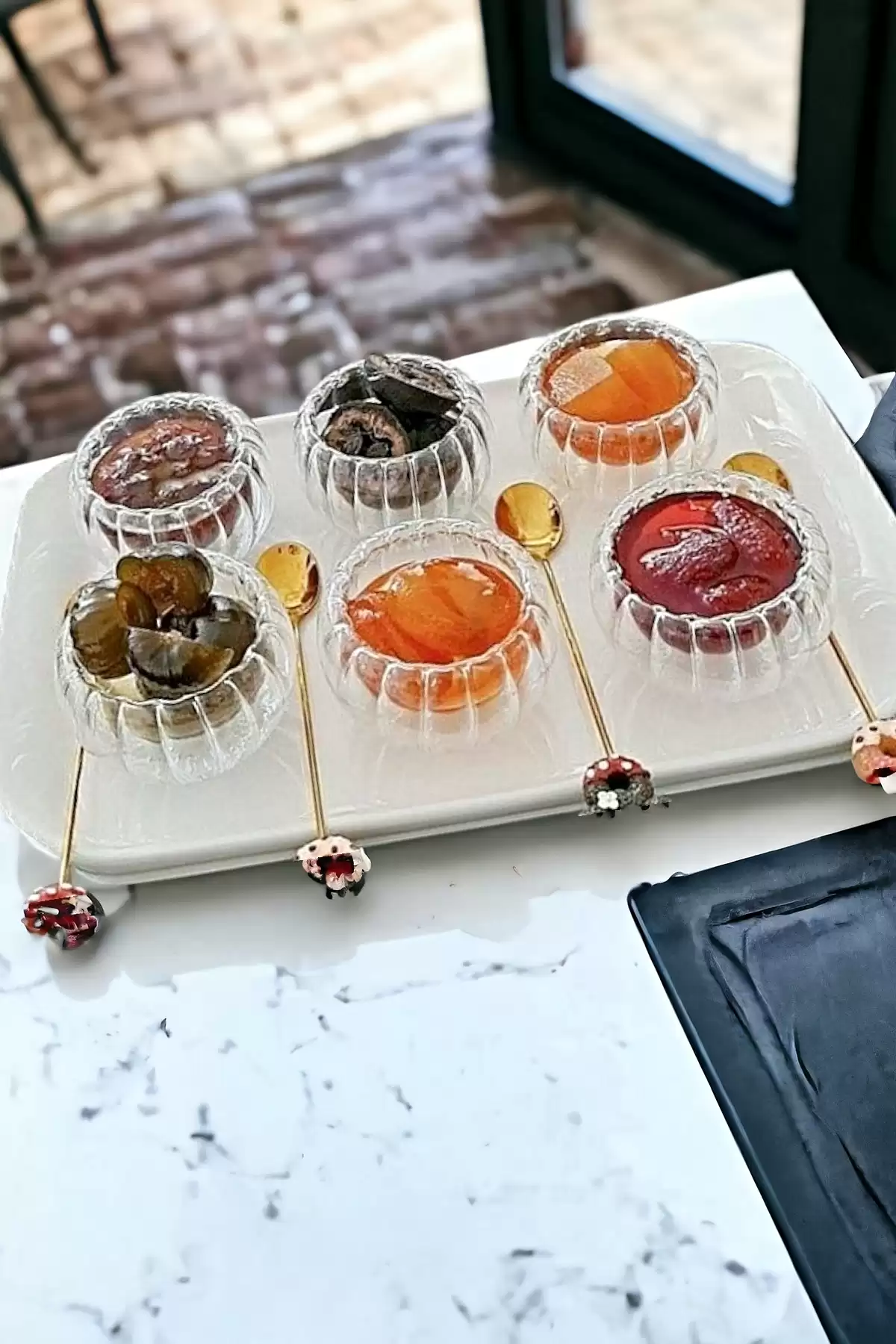 6 Adet Çift Cidarlı Mini Kase Seti Lokumluk Drajelik Şekerlik Çerezlik Sosluk Reçellik Cam Kaseler