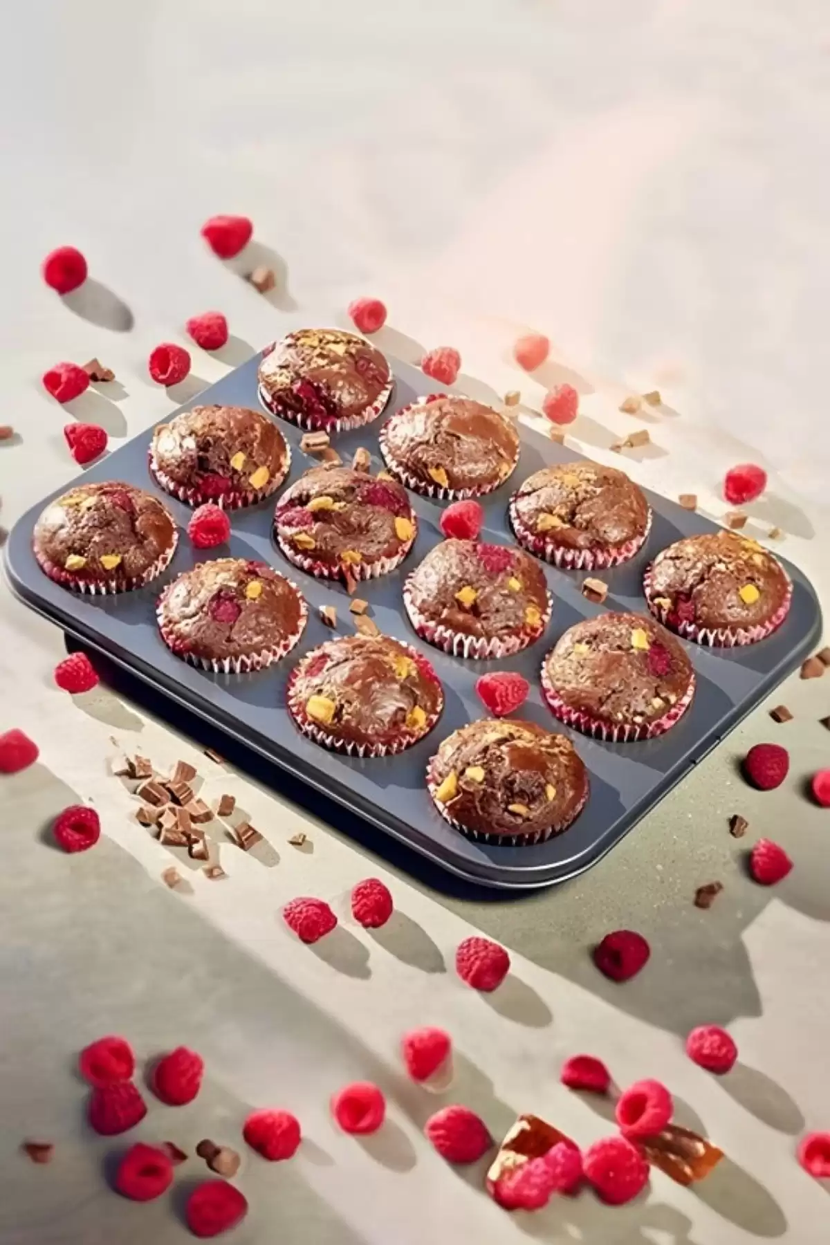 Cupcake Muffin Kalıbı 12li Kek Yanmaz Kurabiye Kalıbı Fırın Çörek Kapsül Tepsisi Paslanmaz Siyah