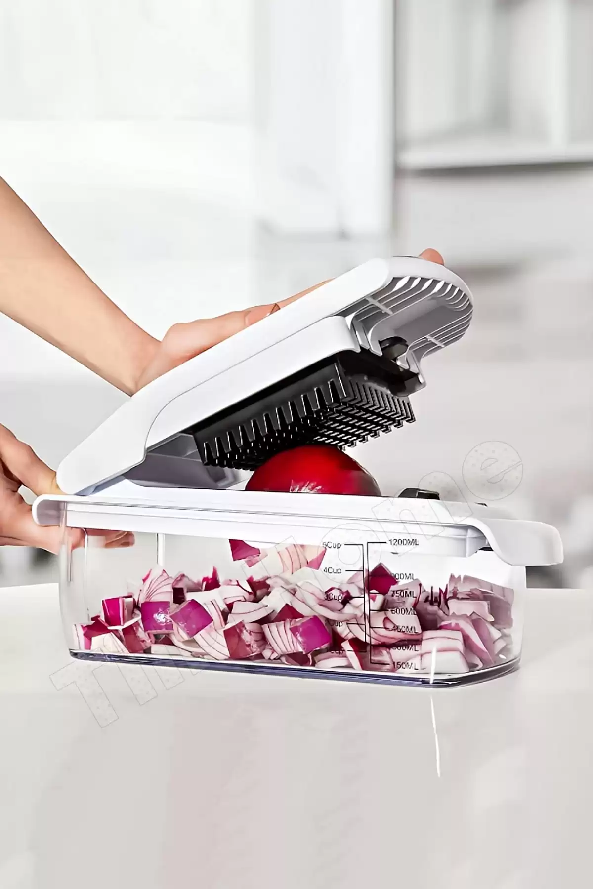 Vegetable Chopper Deluxe Rende Sebze Soğan Küp Doğrayıcı Dilimleyici Spiral Kesici Dicer Rende Seti