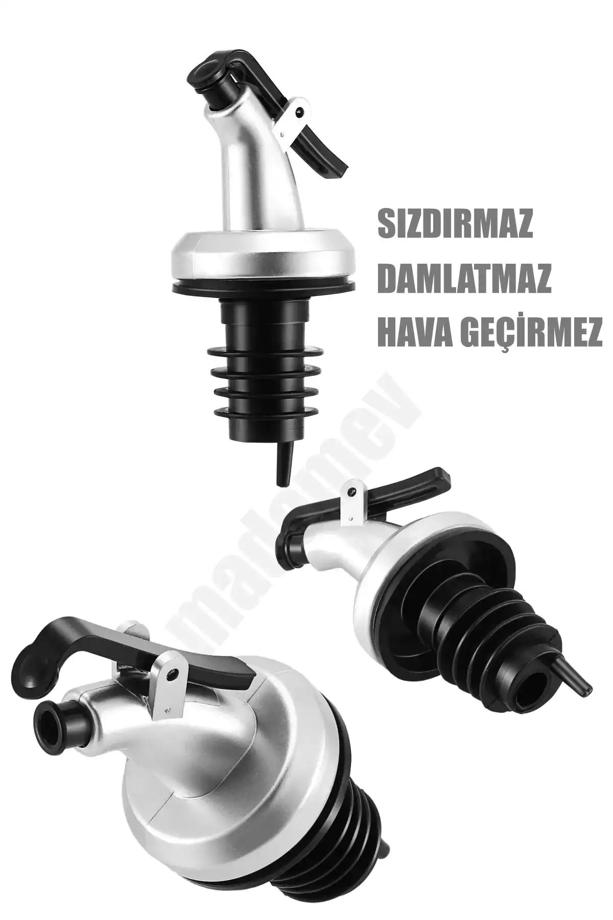10lu Sızdırmaz Yağdanlık Şişe Başlığı Ucu Yağlık Sirkelik Sosluk Tıpası Damlatmaz Şişe Tapası Seti