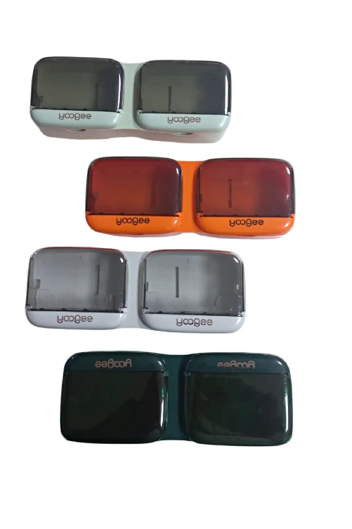 2 Bölmeli Su Tutmaz Sabunluk Yapışkanlı Duvara Monte Şeffaf Kapaklı Mutfak Banyo Organizeri