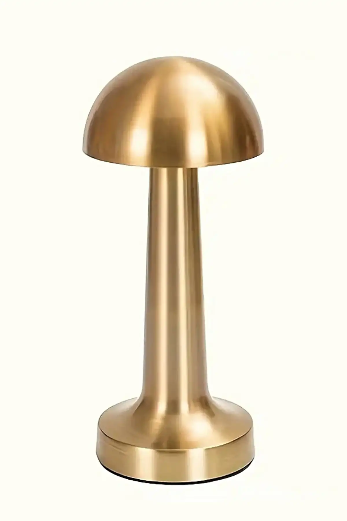 3 Işık Renkli Şarjlı Dim Edilebilir Masa Lambası Gold Kasa Masaüstü Dekoratif Mantar Lamba