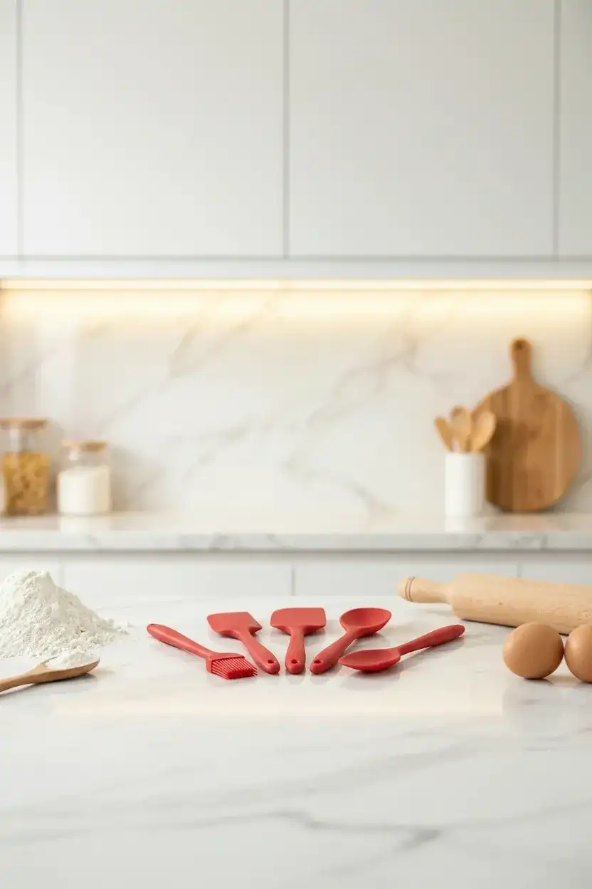 5’li Silikon Mutfak Gereçleri Seti – Isıya Dayanıklı, Şık ve Modern Tasarım