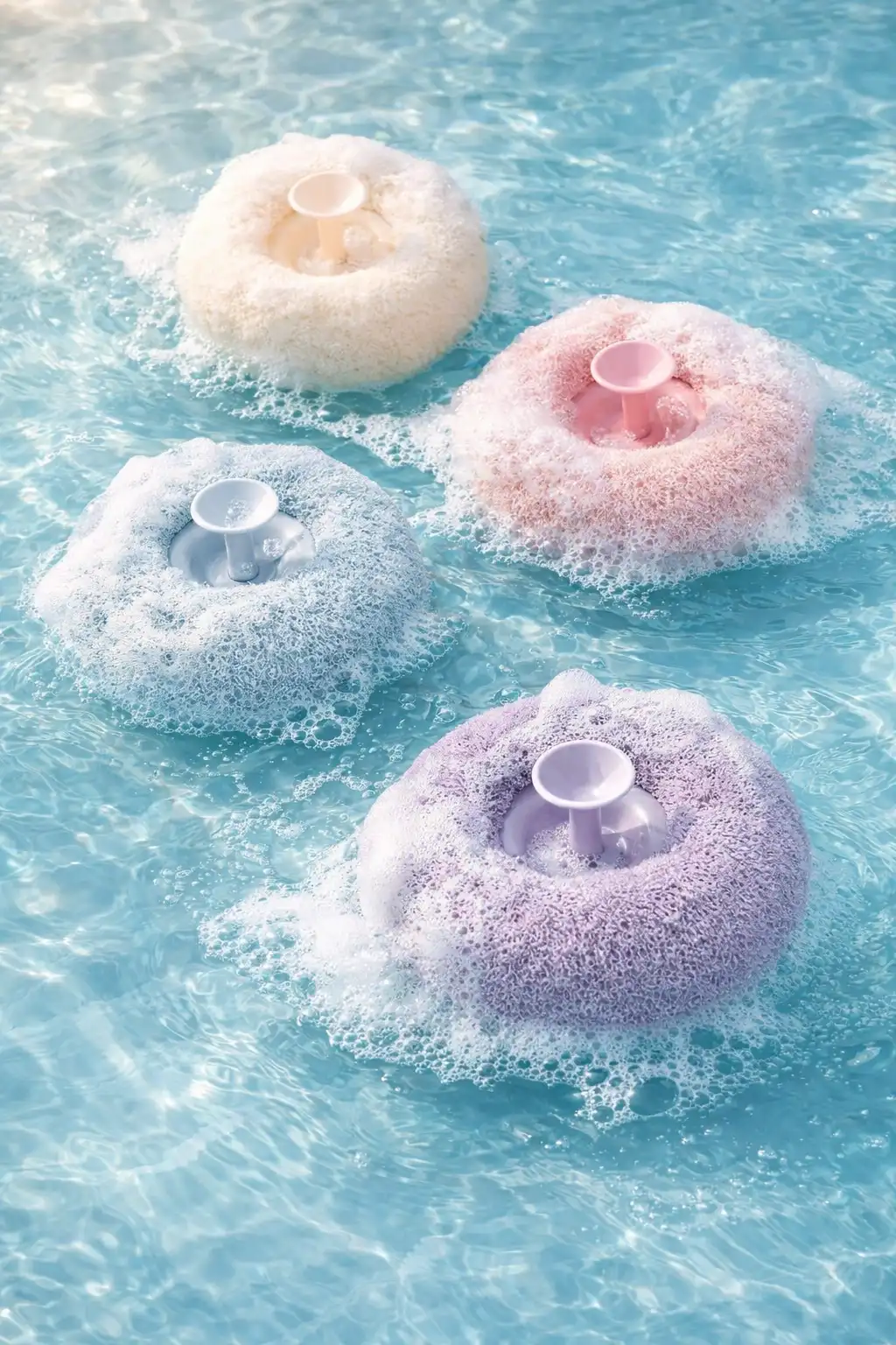 Vantuzlu Banyo Lifi Vücut Kesesi - Hızlı Köpüren Yumuşak Banyo Süngeri ve Masaj Fırçası