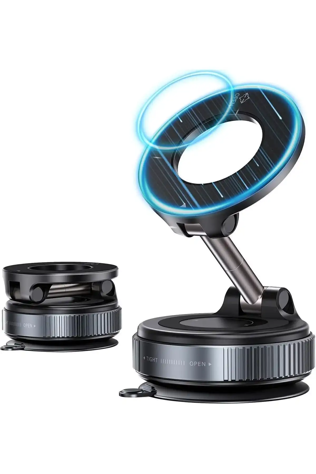 Manyetik Araç İçi Cep Telefonu Tutacağı Cam Torpido Montaj 360° Ayarlanabilir Tutucu Güçlü Vakumlu