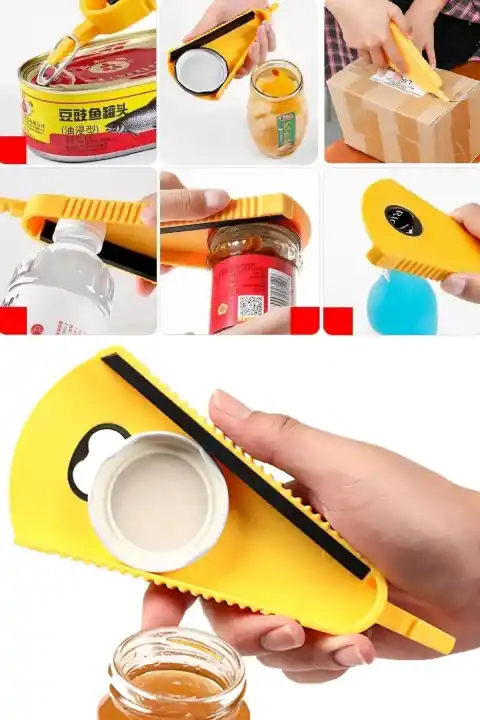 Kavanoz Açacak Şişe Kapağı Açacağı Kavanoz Kapak Açma Sıkma Fonksiyonel Konserve Açacağı