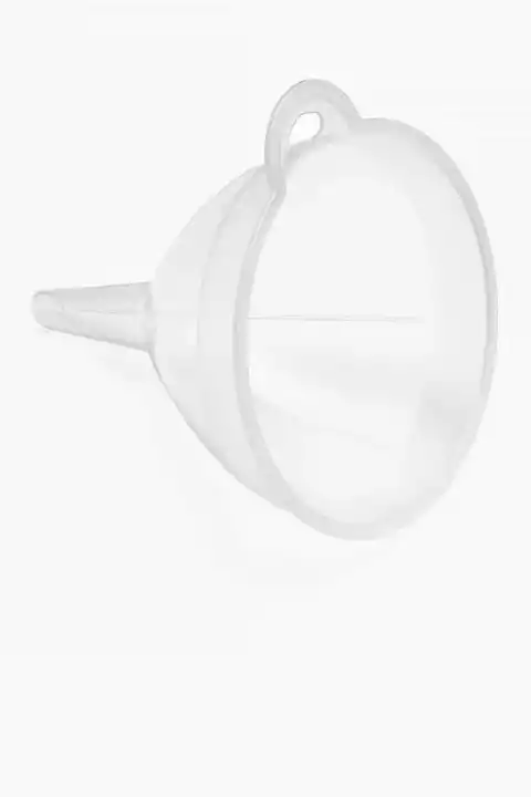 Büyük Boy Şeffaf Huni Pratik Asma Halkalı 18 X 19 CM