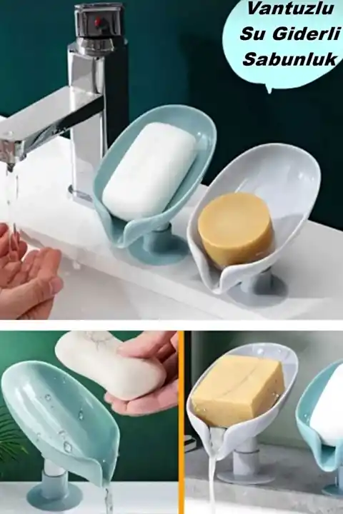 Vantuzlu Su Giderli Sabunluk Kaymaz Katı Sabunluk